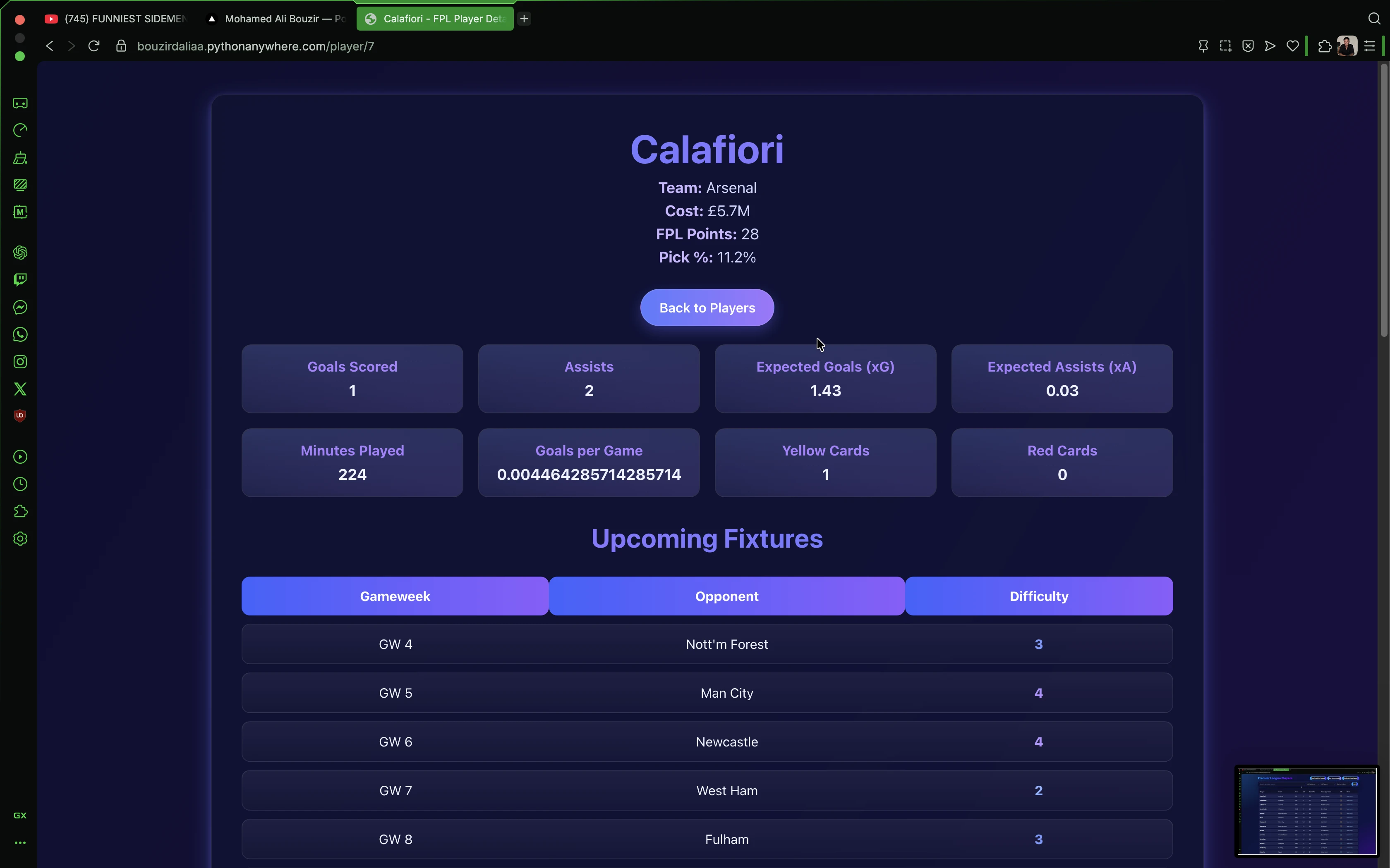 AFFA — Automated Fantasy Football Assistant screenshot 3