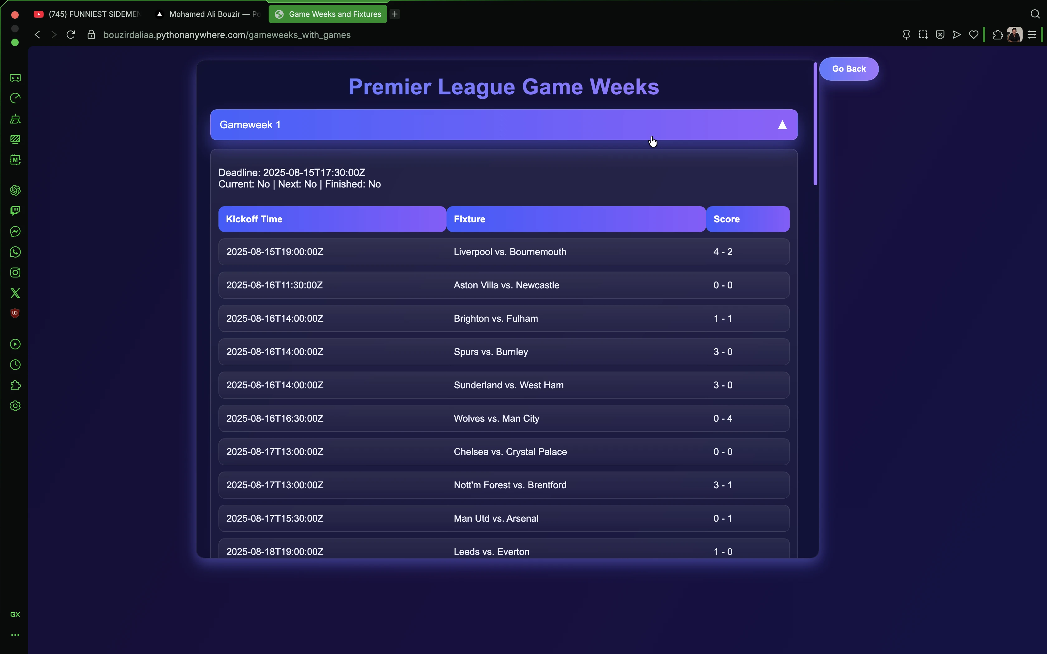 AFFA — Automated Fantasy Football Assistant screenshot 4