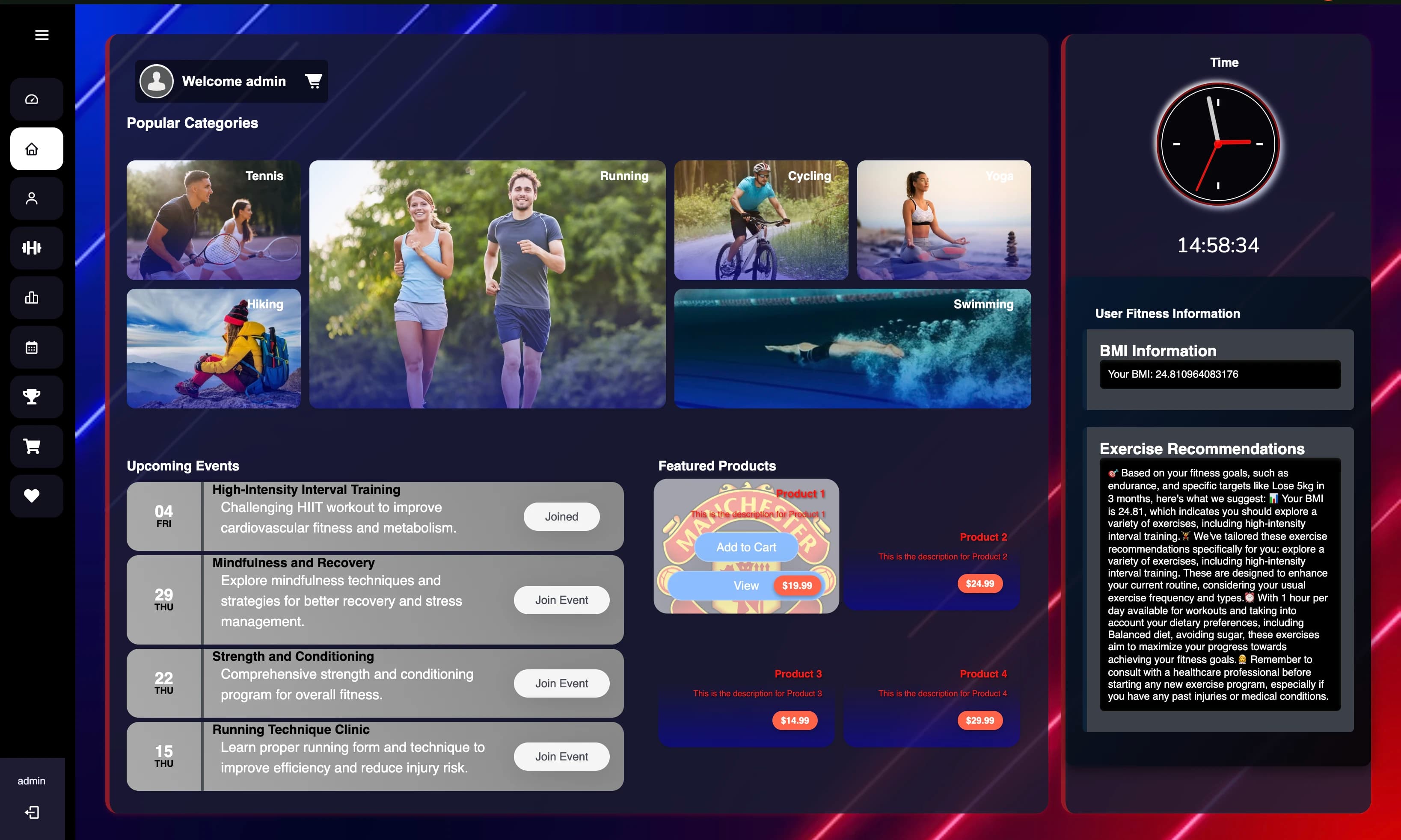 PowerGym — ElyosDigital Internship Platform screenshot 5